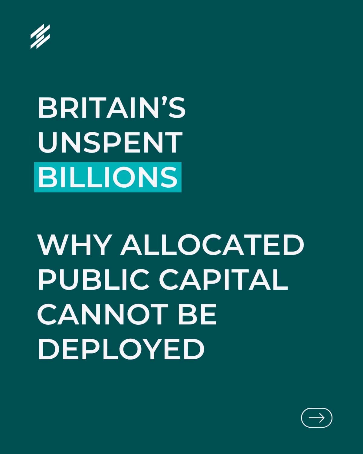 Policy brief cover diagram illustrating the structural pathologies that prevent allocated public funding and section 106 infrastructure capital from being spent.
